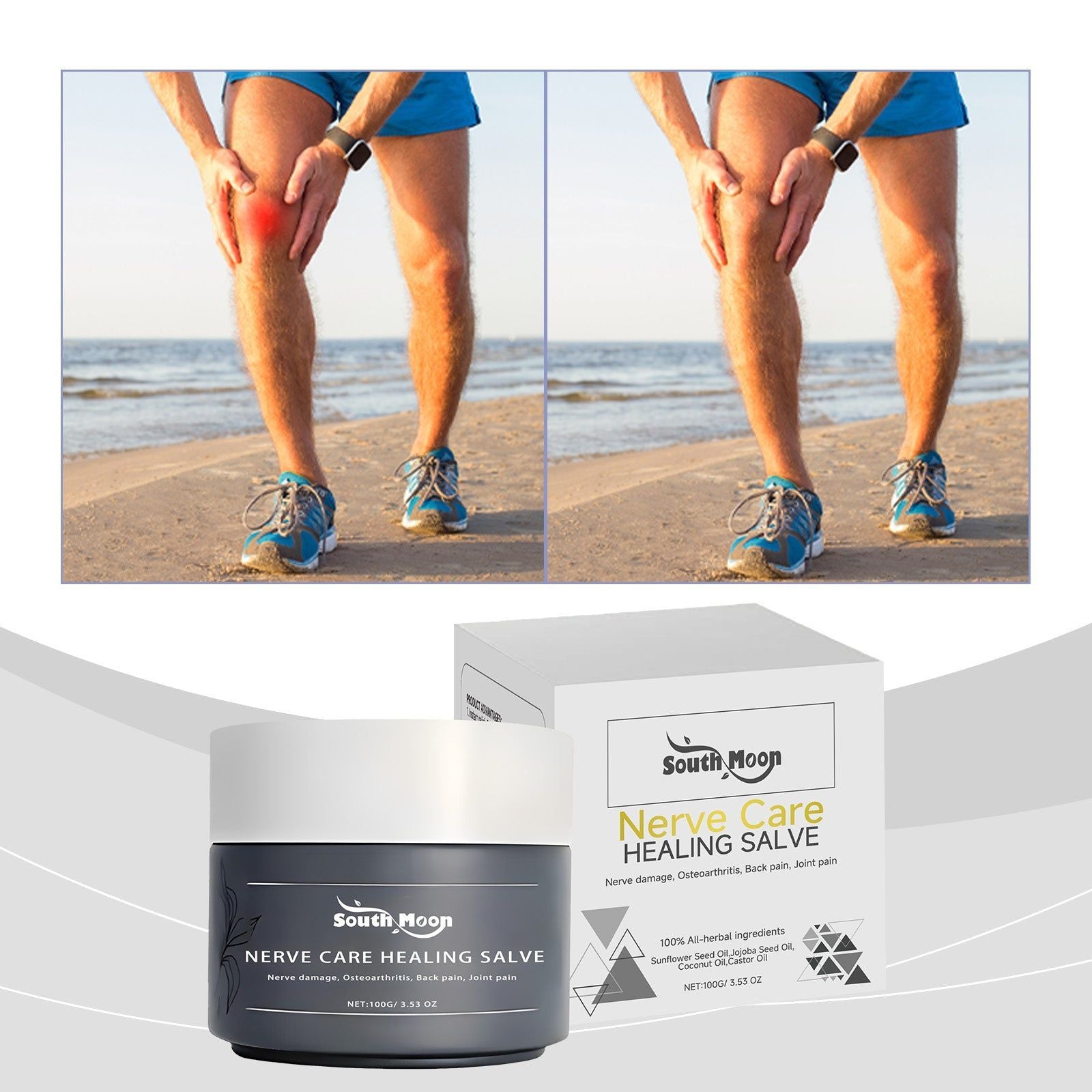 Body Care Cream, Relieve Pain, Improve Flexibility, Natural Healing ,100g