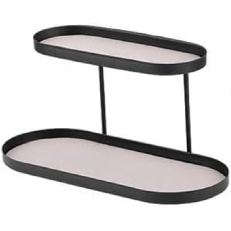 Double Layer Storage Tray Aromatherapy Candle Tray Cake Jewelry Display Tray