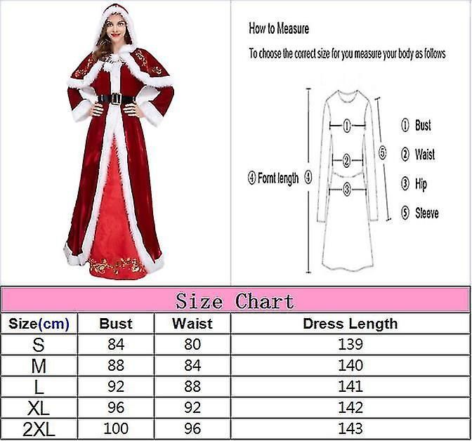 Plus Size Deluxe Velvet Adults Christmas Costume Cosplay Couple Santa Claus Clothes Fancy Dress Xmas Uniform Suit For Men Women