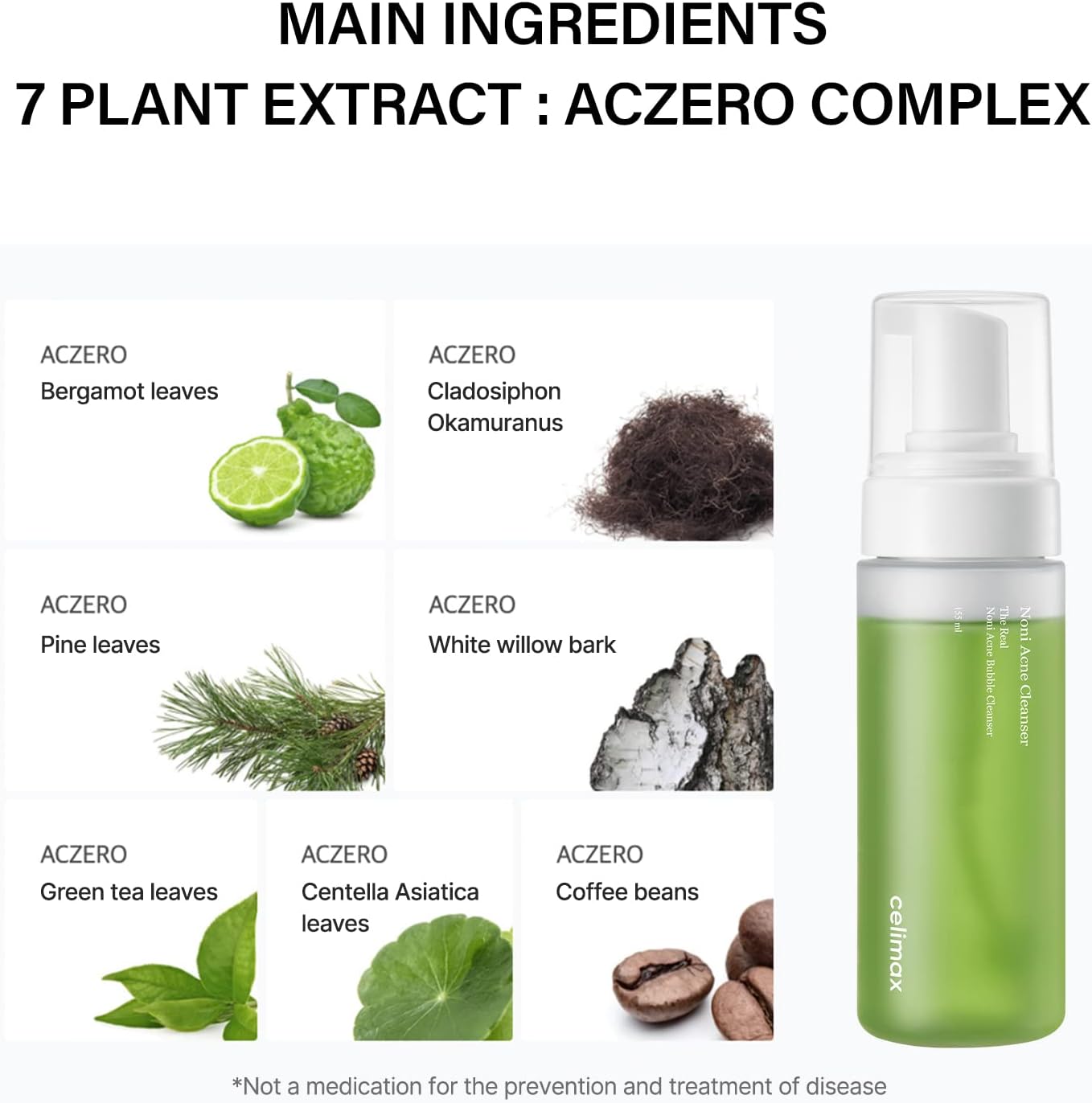 CELIMAX The Real Noni Acne Bubble Cleanser