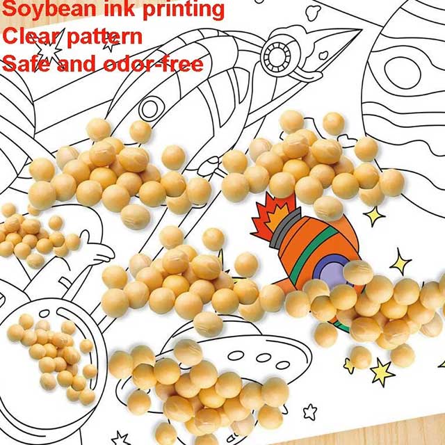 3 Meters Color Drawing Kids Paper Sticker Roll – Creative Themed Stickers for Arts & Crafts (300cm x 38cm)
