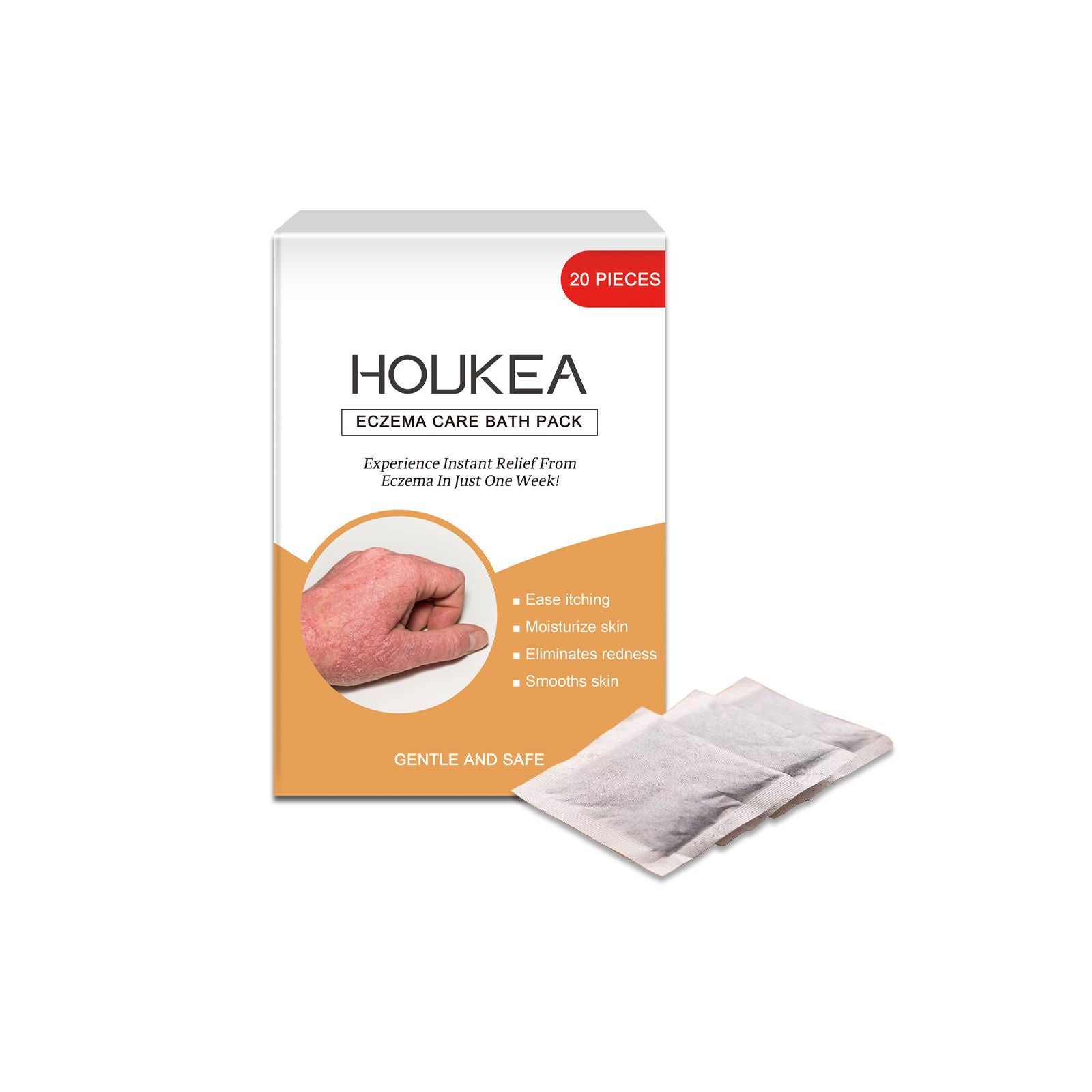 Body Care Bath Pack, Eczema Relief, Moisturizes, Soothes, Skin Comfort ,20pcs