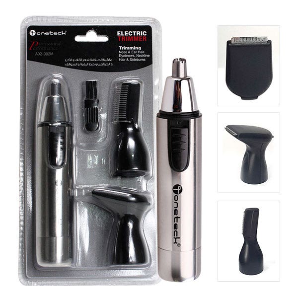 Onetech 3 In 1 Nose-Ear Trimmer, 1Pc