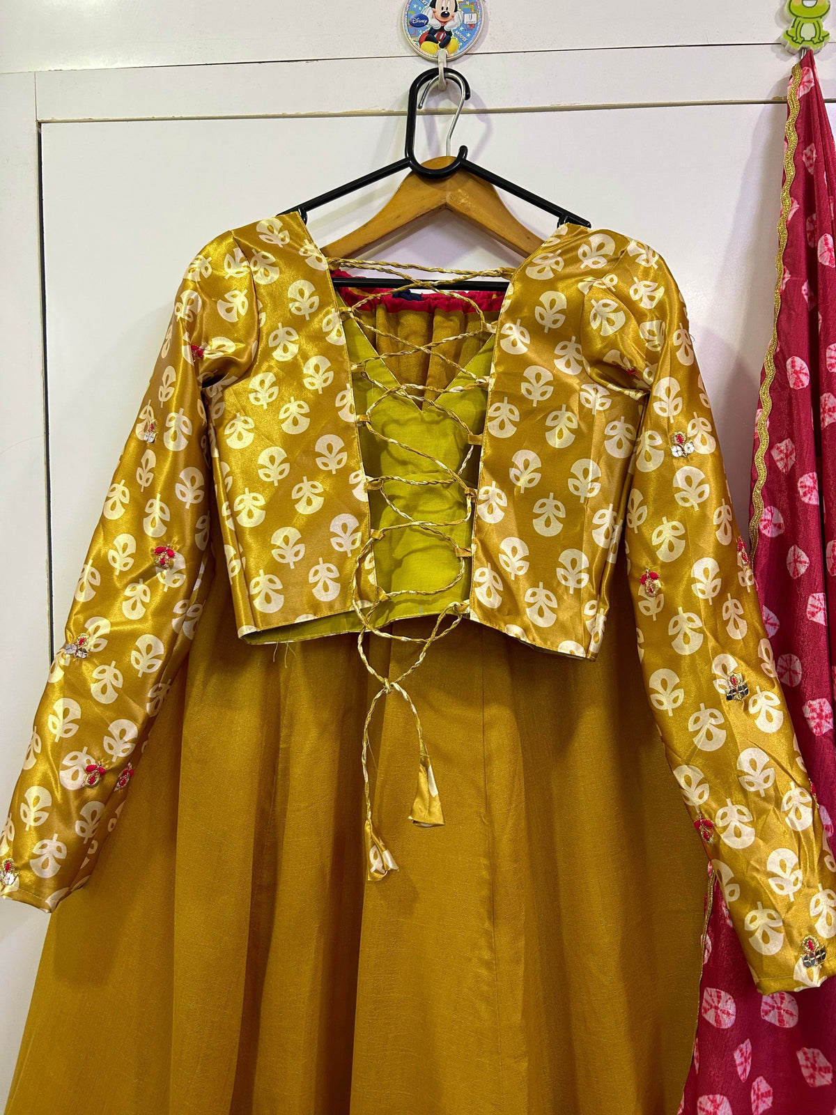 Fab Zone Designer Navratri Special Lehenga Choli With Thread & Real Mirror Work