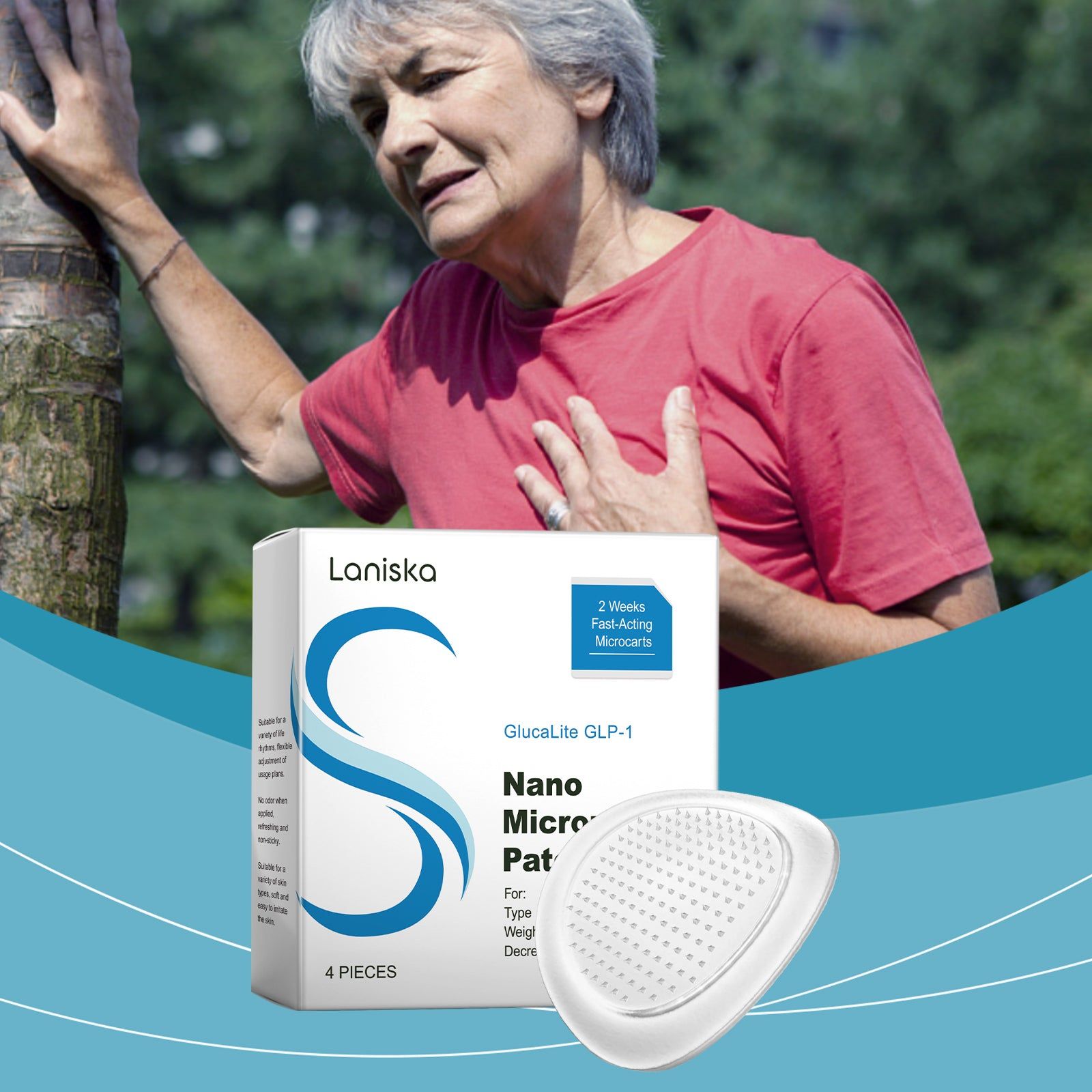 Body Care Patches, Natural Weight Loss, Blood Sugar Control, Daily Massage ,4pcs