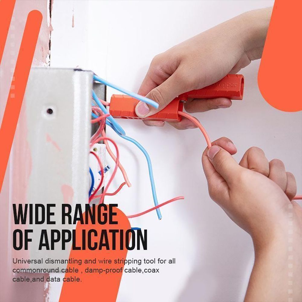 Mini Wire Demolisher Cable Stripping Wire Cutter Portable Wire Stripper Crimping Pen