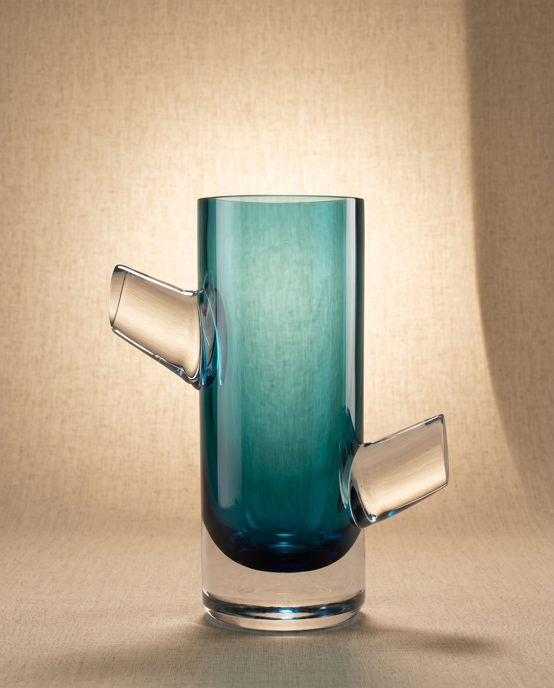Tati deco Murano tree trunk blue