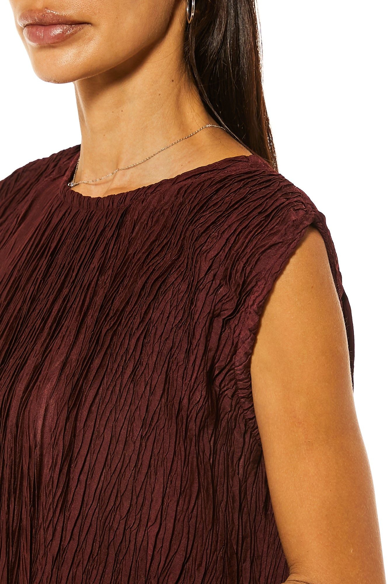 MOiSTREET Brown Harir Maqsood Under Dress