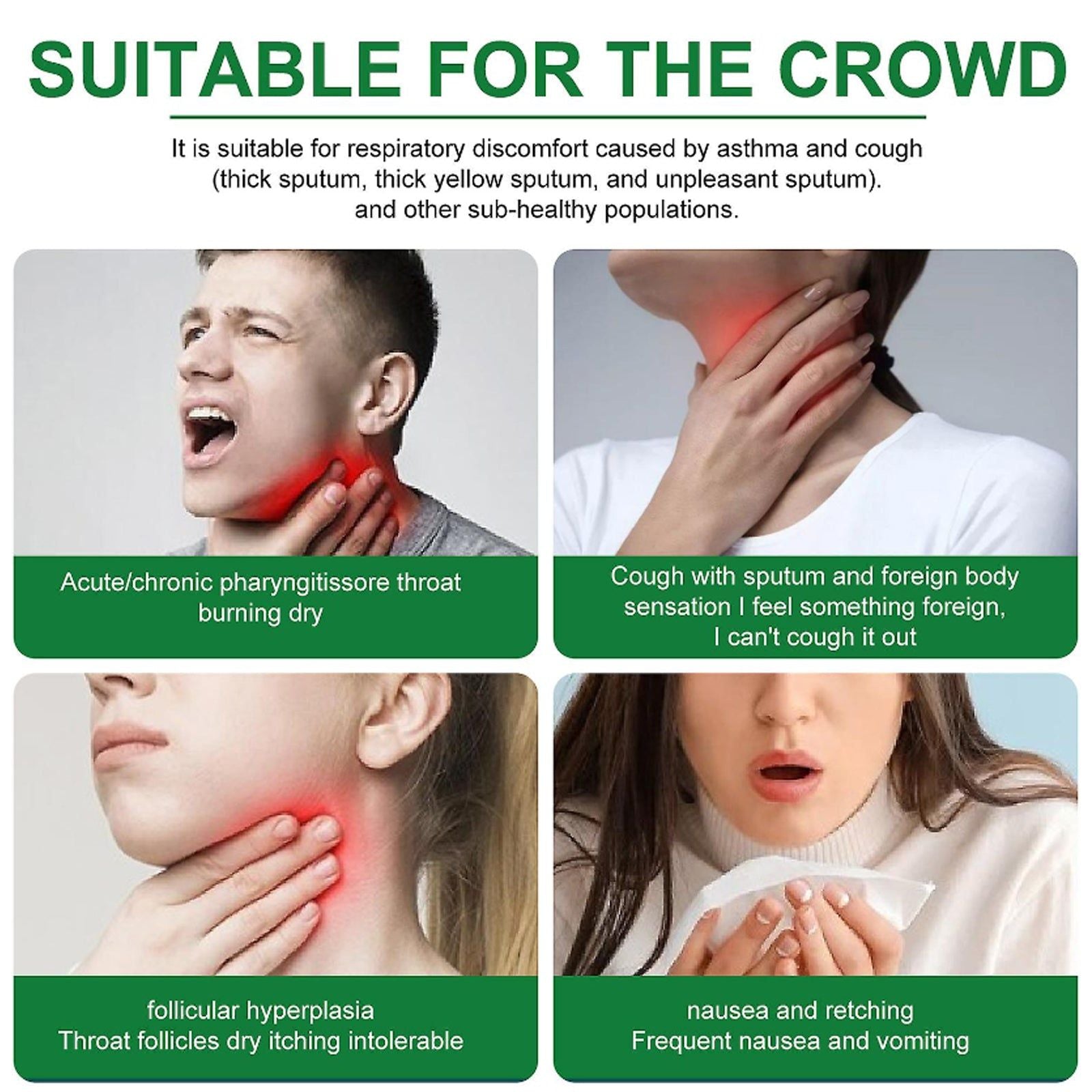 Cough Patch for Phlegm Relief, Throat Care, Natural Body Care, Fast Soothing ,30pcs