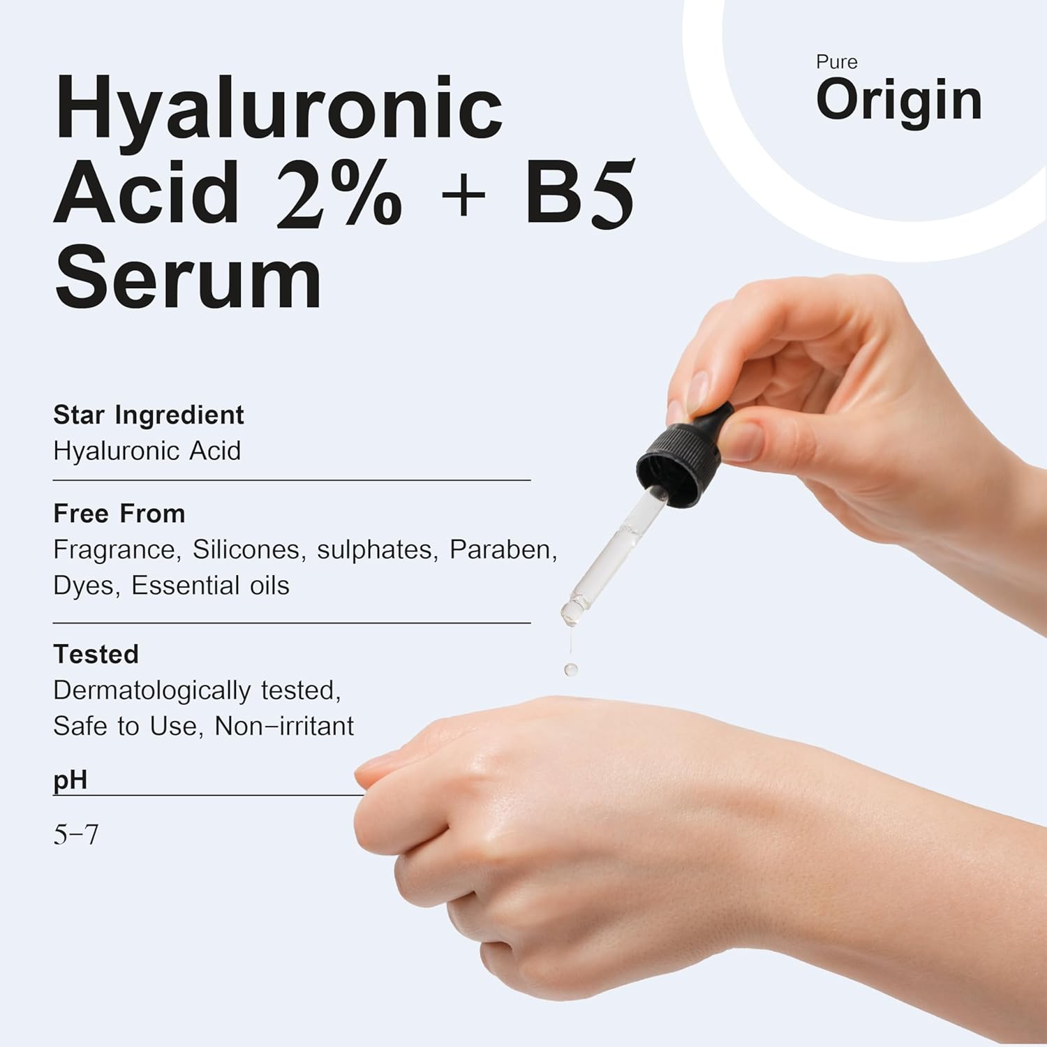 Esse Beauty Pure Origin Hyaluronic Acid 2% + B5 Serum 30Ml