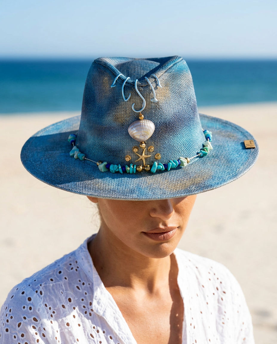 By Carmenzo Azure Lagoon Hat