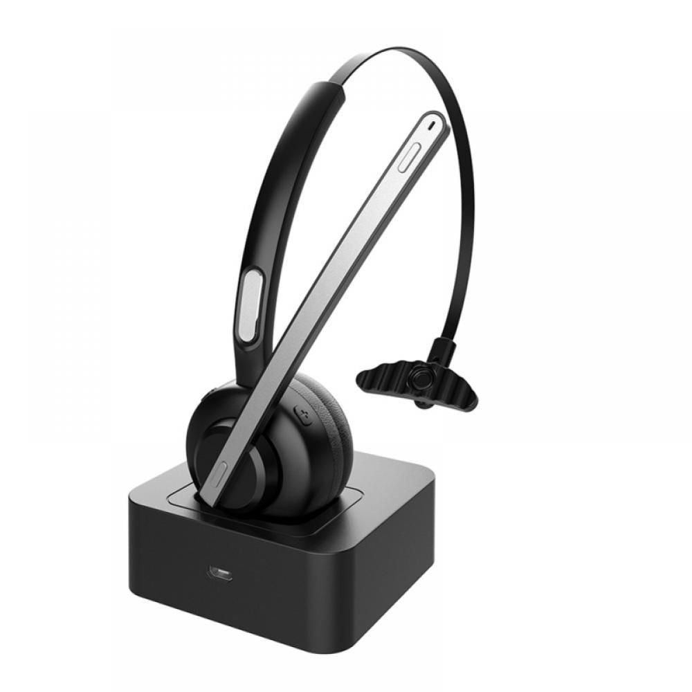 Call Center Headset Traffic Bluetooth Headphones With Mic For PC Laptop Office