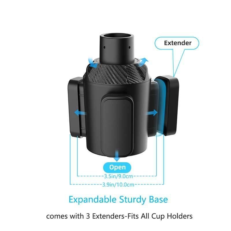Multifunctional Car Cup Holder Extender Rotating Car Cup Holder Expander Organizer