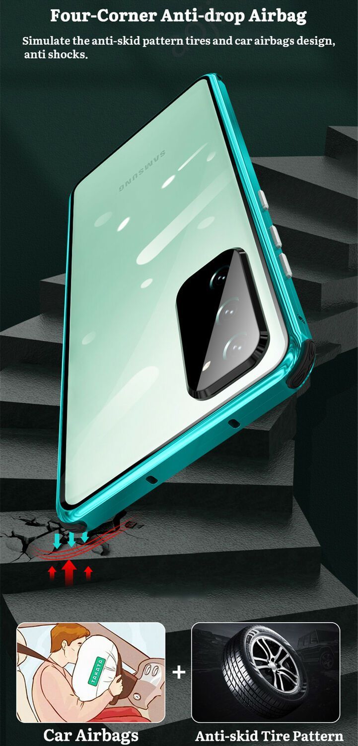 Anti Peep Phone Case Shockproof Magnetic Cover For Samsung Galaxy S22 Ultra