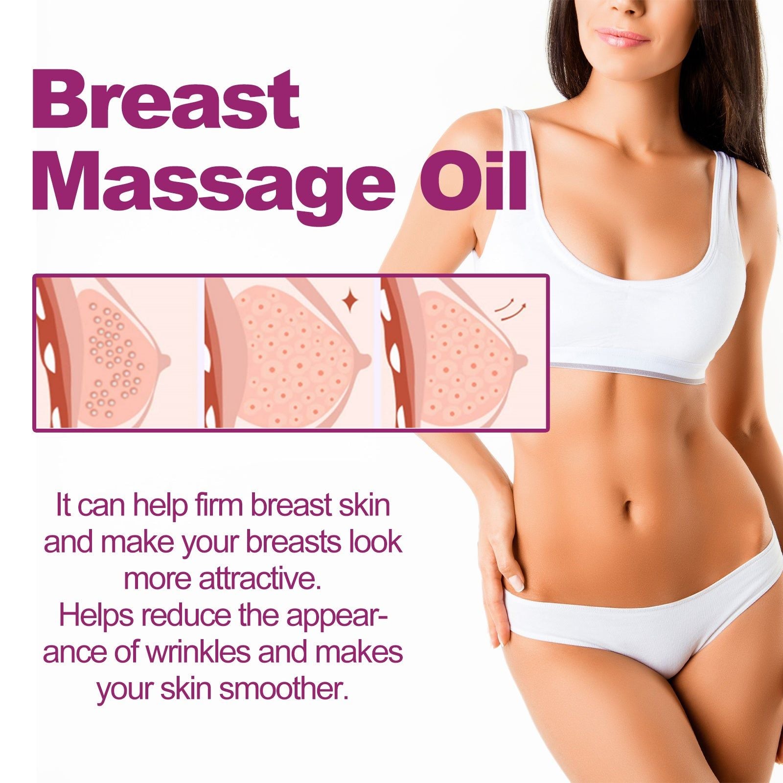Firm and Full Breast Oil, Natural Tightening, Moisturizing, Anti-Wrinkle, Confidence Boost ,20g