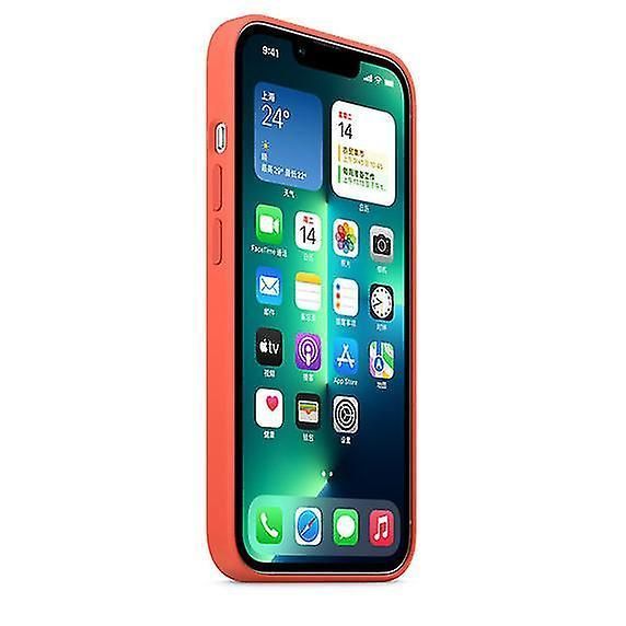 Silicone Phone Case For iPhone 13 Pro Max - Supports MagSafe Charging and Animation Alerts