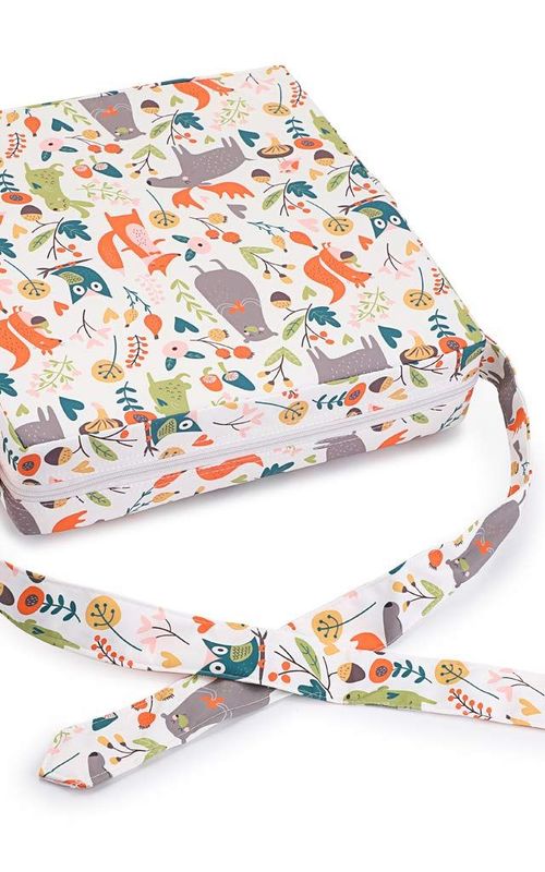 Toddler Booster Cushion Baby Chair Pad Heightening Dining Chair Cushion Cartoon Seat Mat