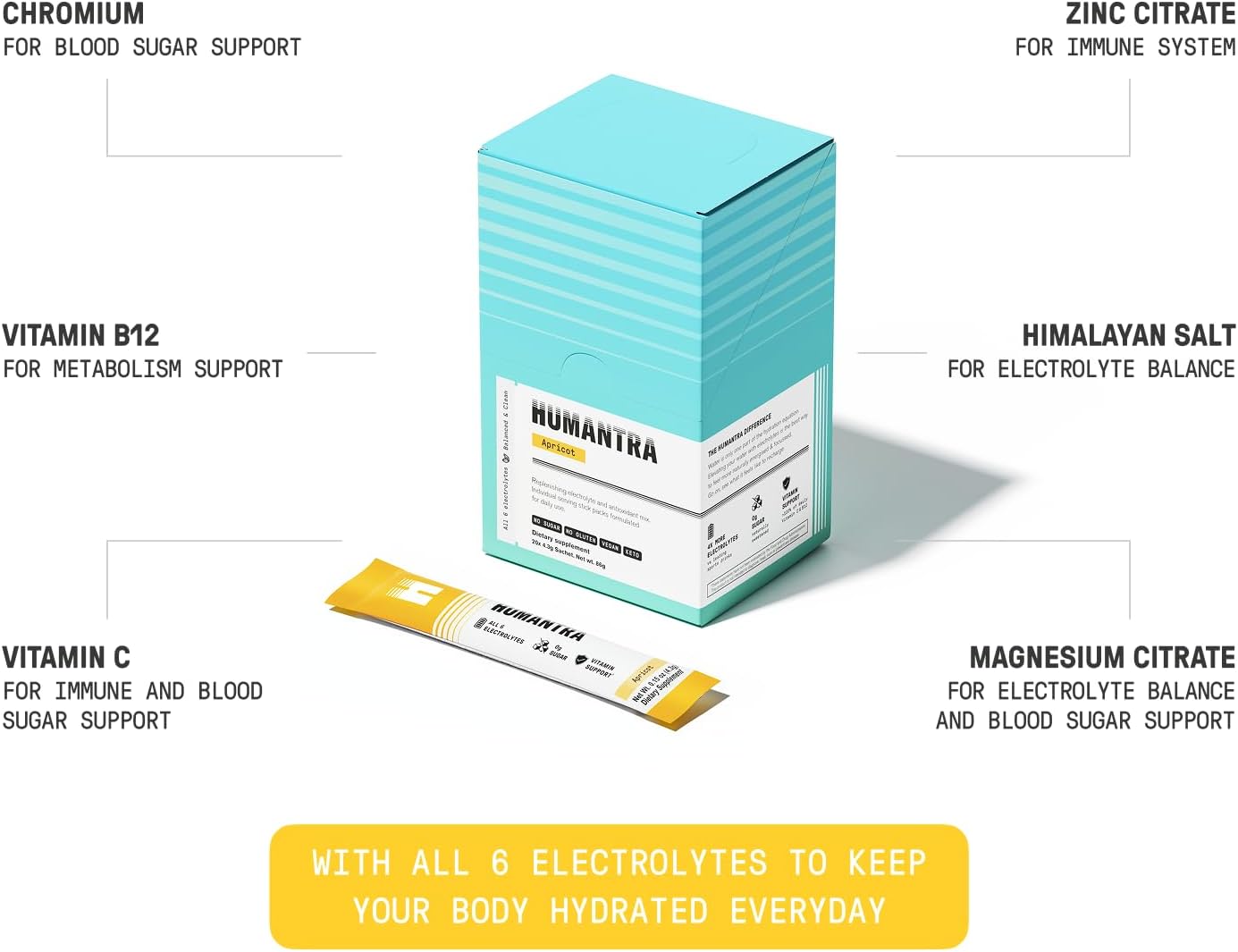 Humantra Electrolyte Apricot 70g