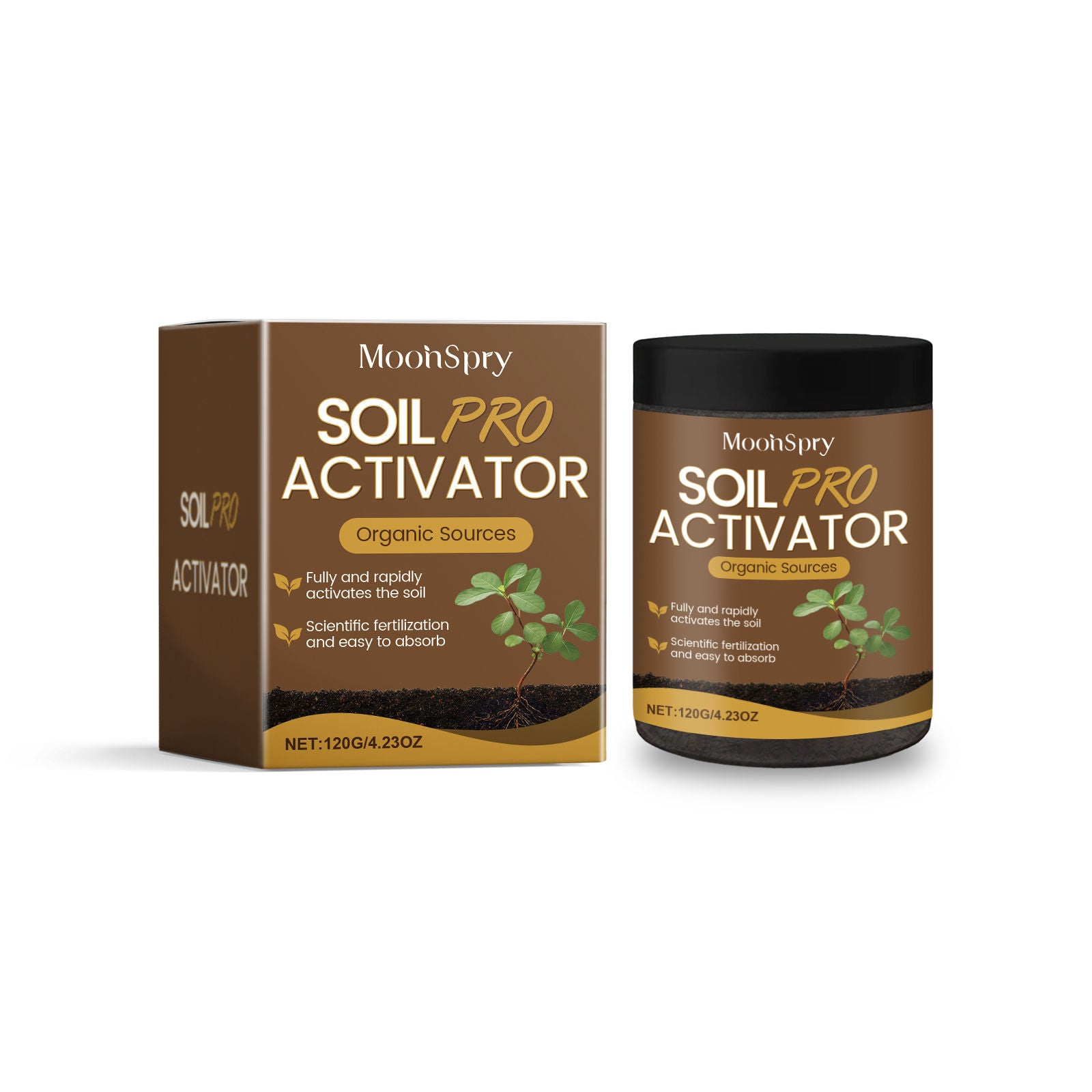 Boost Plant Growth with Soil Nutrition Powder, Organic Root Activator, Garden Fertilizer ,120g