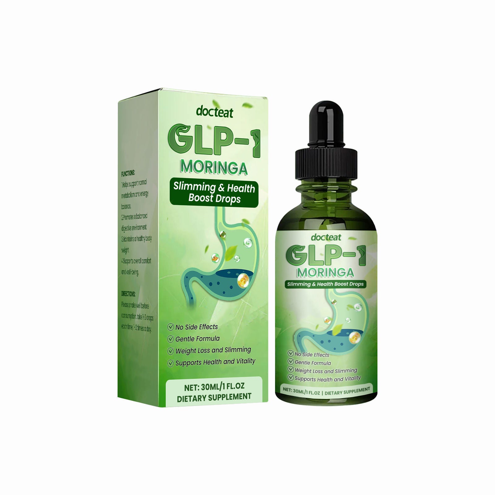 Boost Your Body Care, Intestinal Balance Drops for Digestive Health and Overeating Relief ,30ml