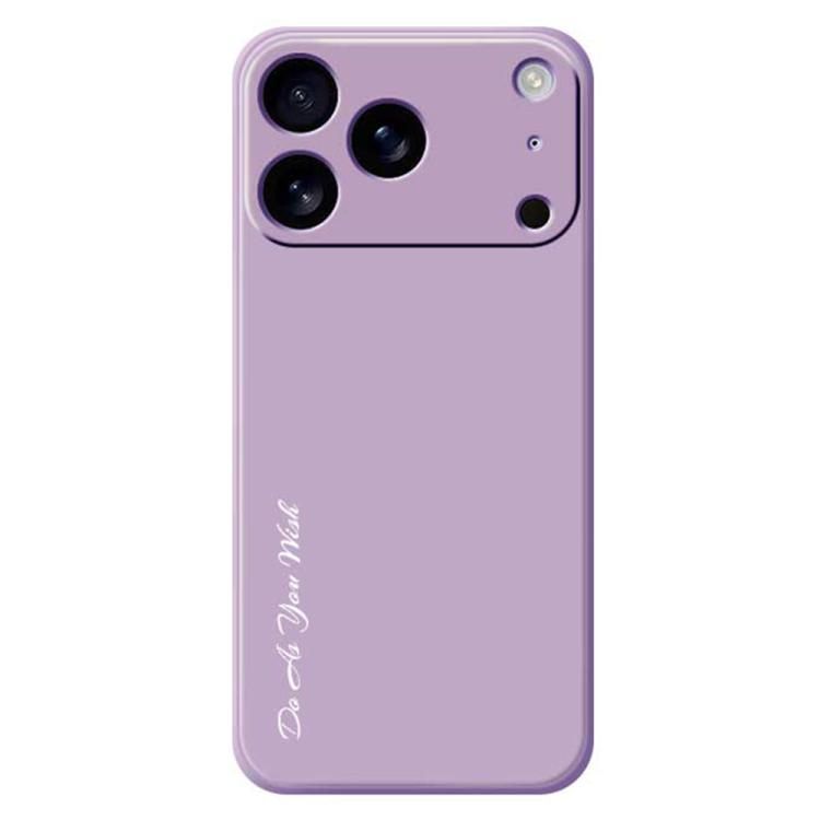 For iPhone 18 Pro Max / iPhone 17 Pro Max Do As You Wish A1440 Fine Hole Straight Edge Silicone Phone Case