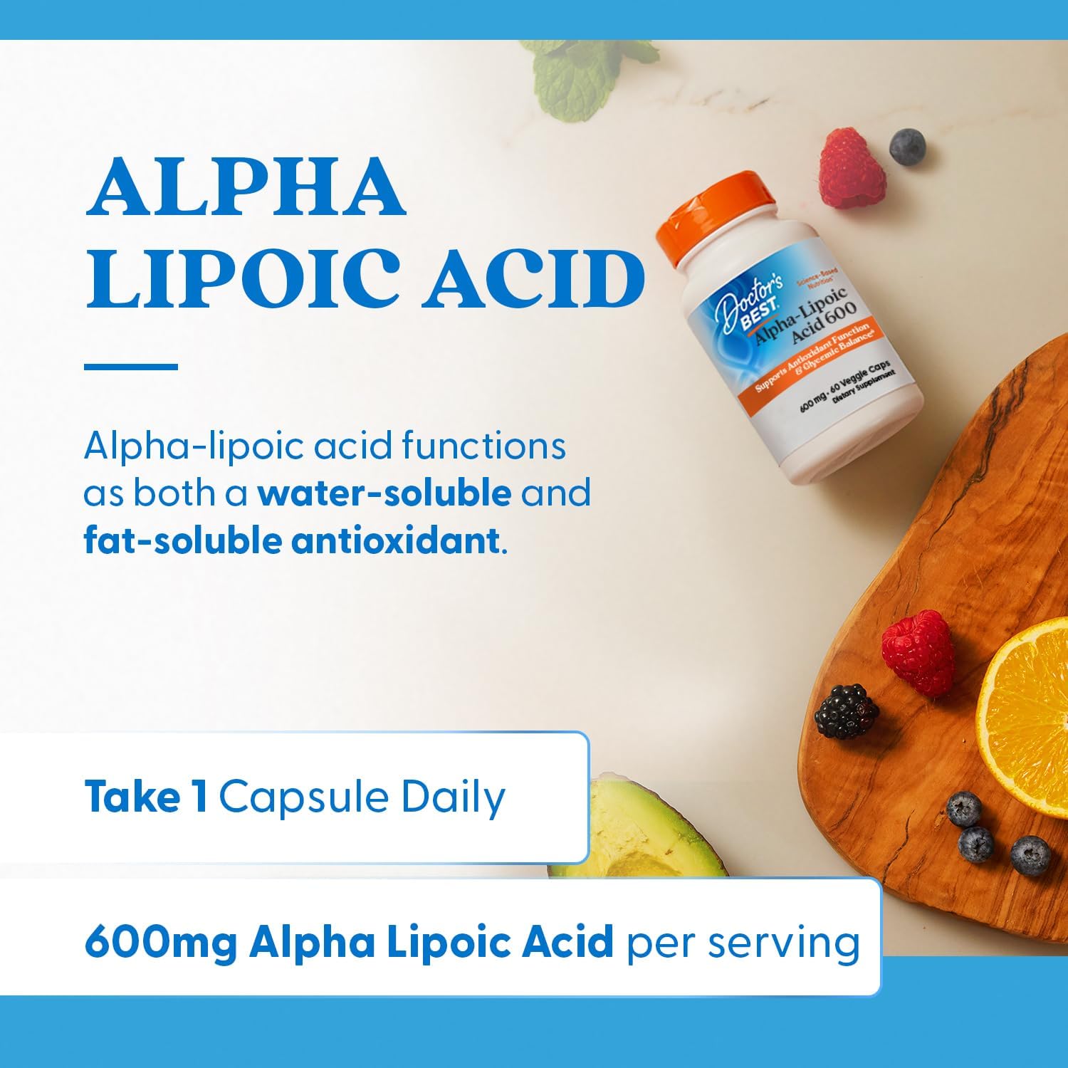 Dr Best Alpha-lipoic Acid 600mg 60vcaps