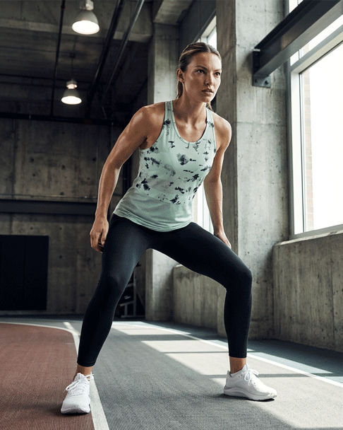 Under Armour Light Blue Wash Training Tank