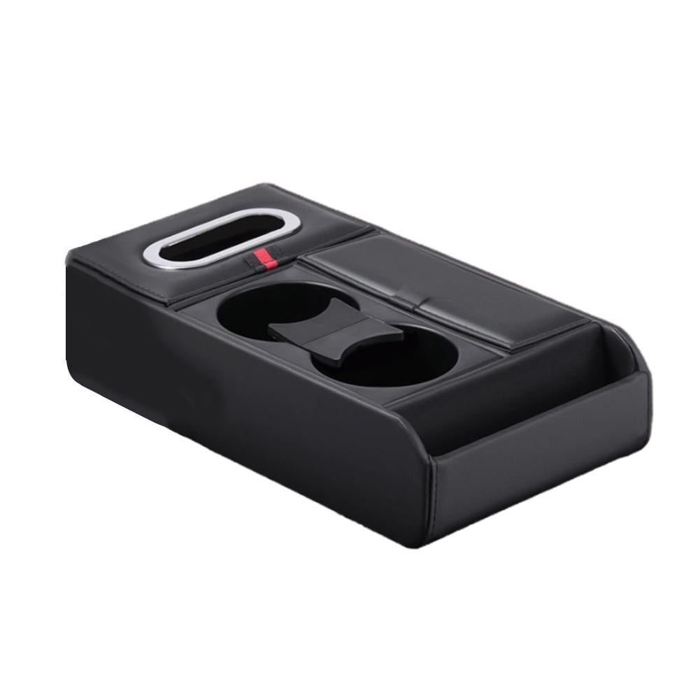 Car Center Console Universal Rear Bench Seat Consoles Back Seat Car Organizer with Cup Holder