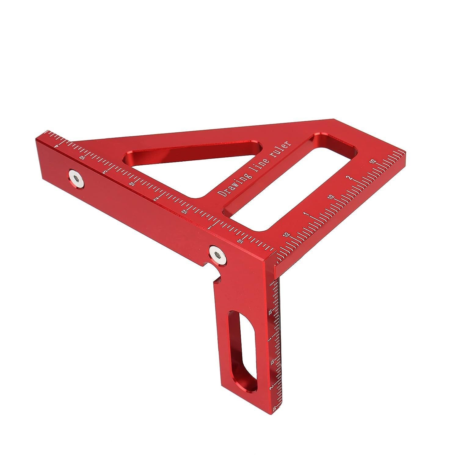 3D Multi Angle Measuring Ruler 45 90 Degree Aluminum Alloy Woodworking Square Protractor Miters