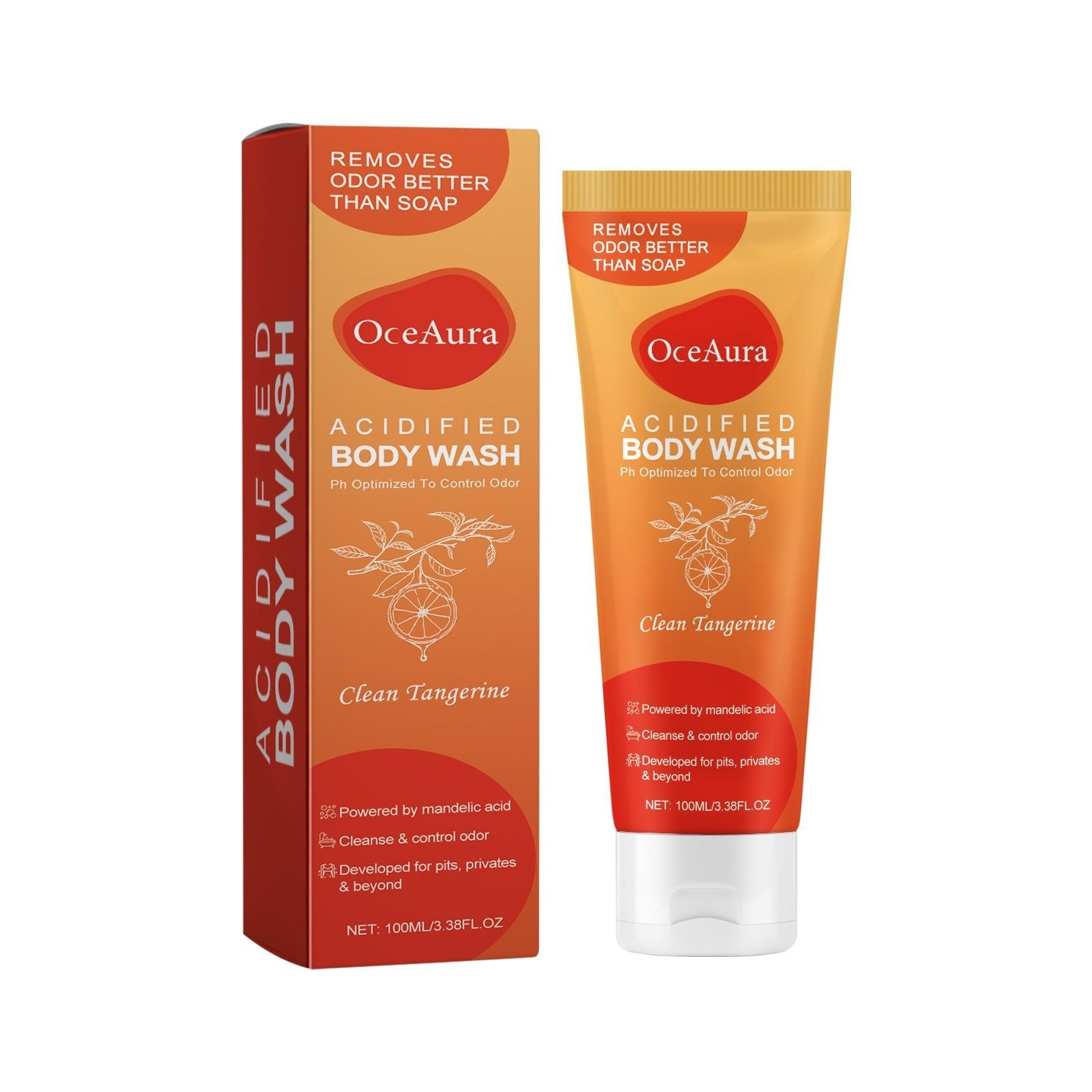 Acidified Body Wash, Deep Cleansing, Moisturizing, Long-lasting Fragrance, Skin Glow ,100ml