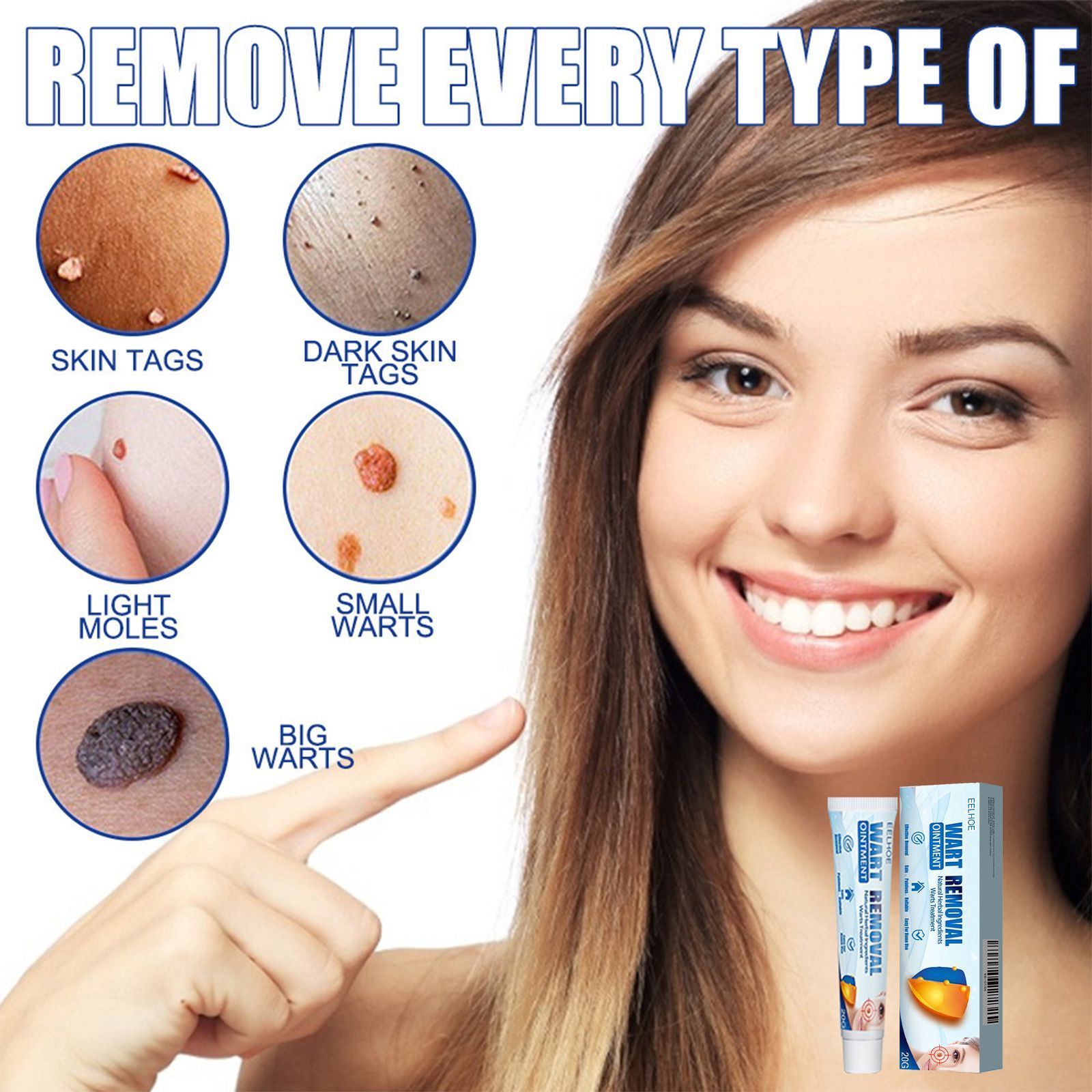 EELHOE skin care ointment for daily facial and body skin care. Gentle texture, helps soothe and condition skin, suitable for routine external skin maintenance.