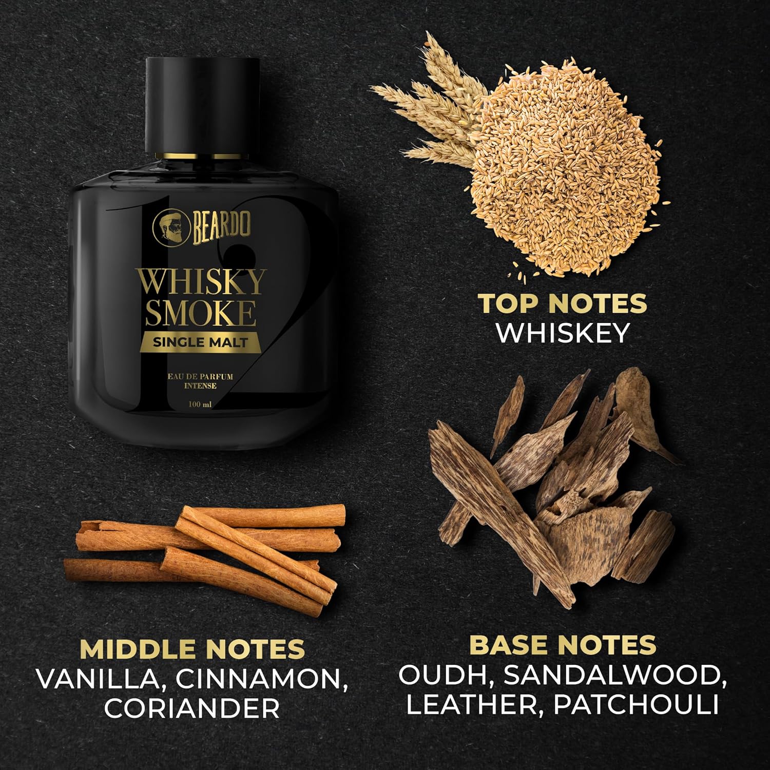 Beardo Whisky Smoke Single Malt EDP 100ml