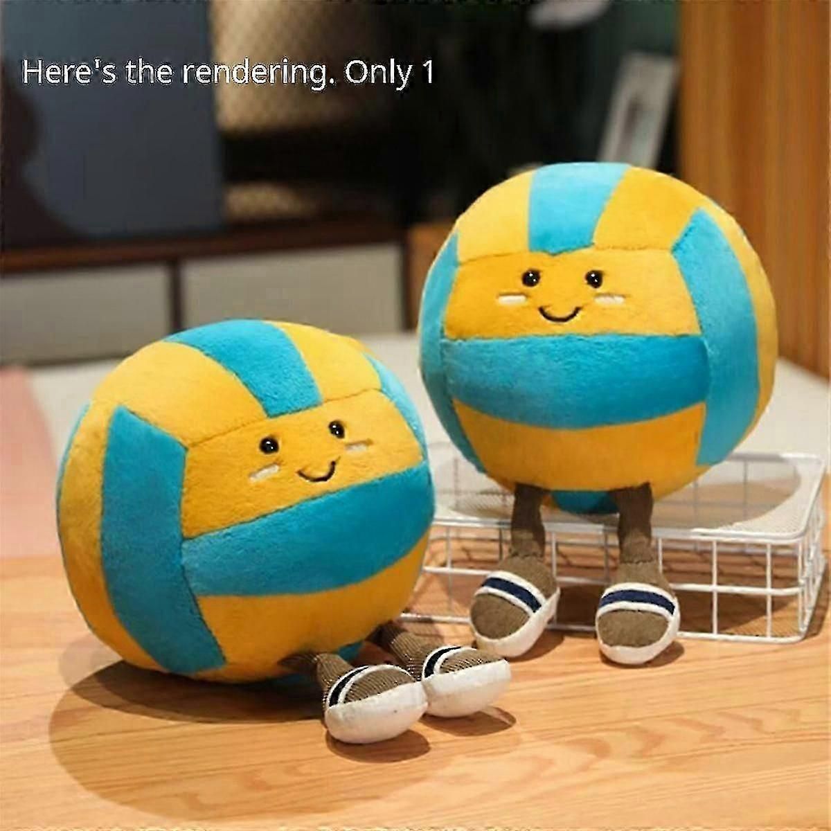 Cute Volleyball Pillow, Doll,soft Sports Pillow, Fun Plush Volleyball, Gift, Decoration