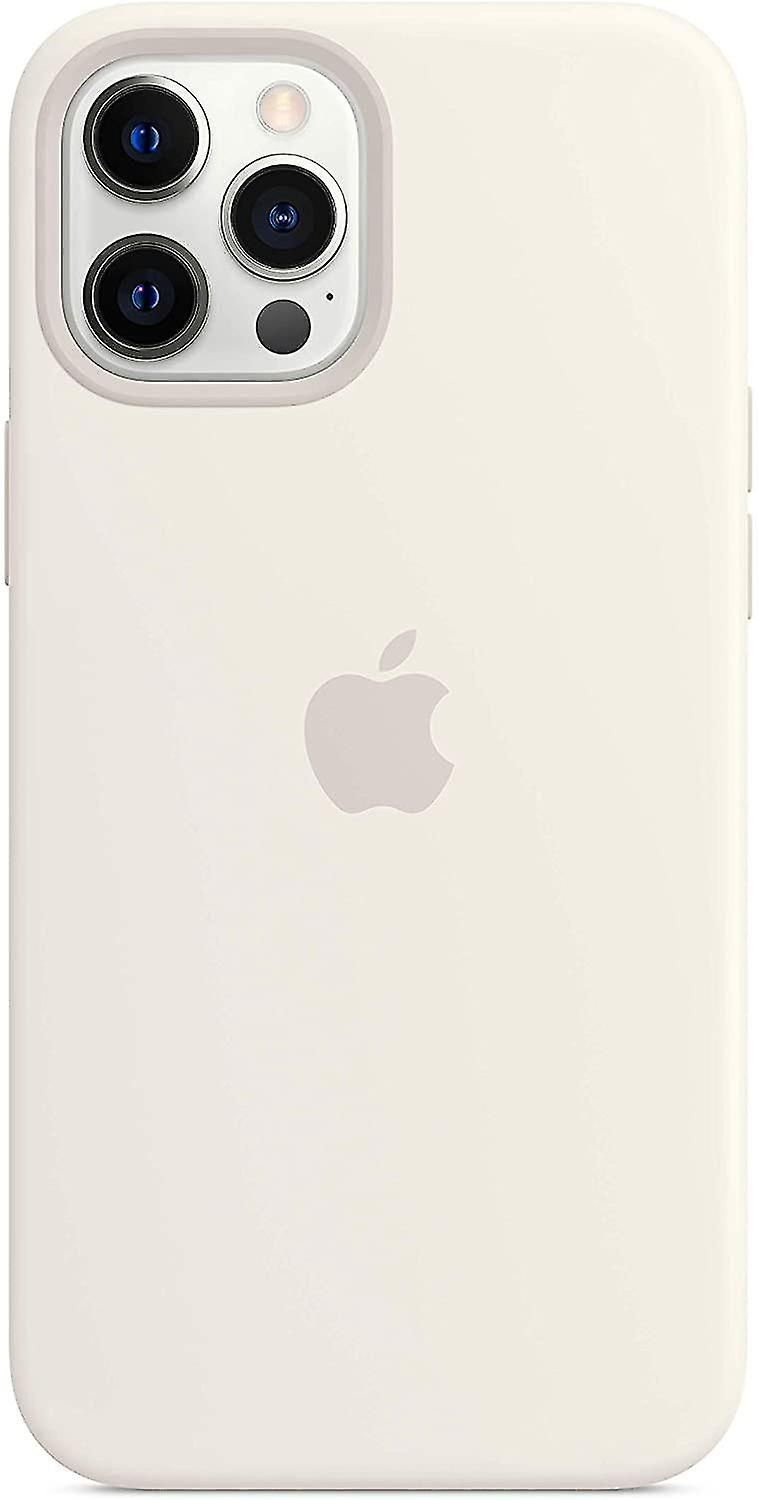 For iPhone 12 Pro Max - Silicone Case with Soft-Touch Finish and Microfiber Lining, Compatible with MagSafe