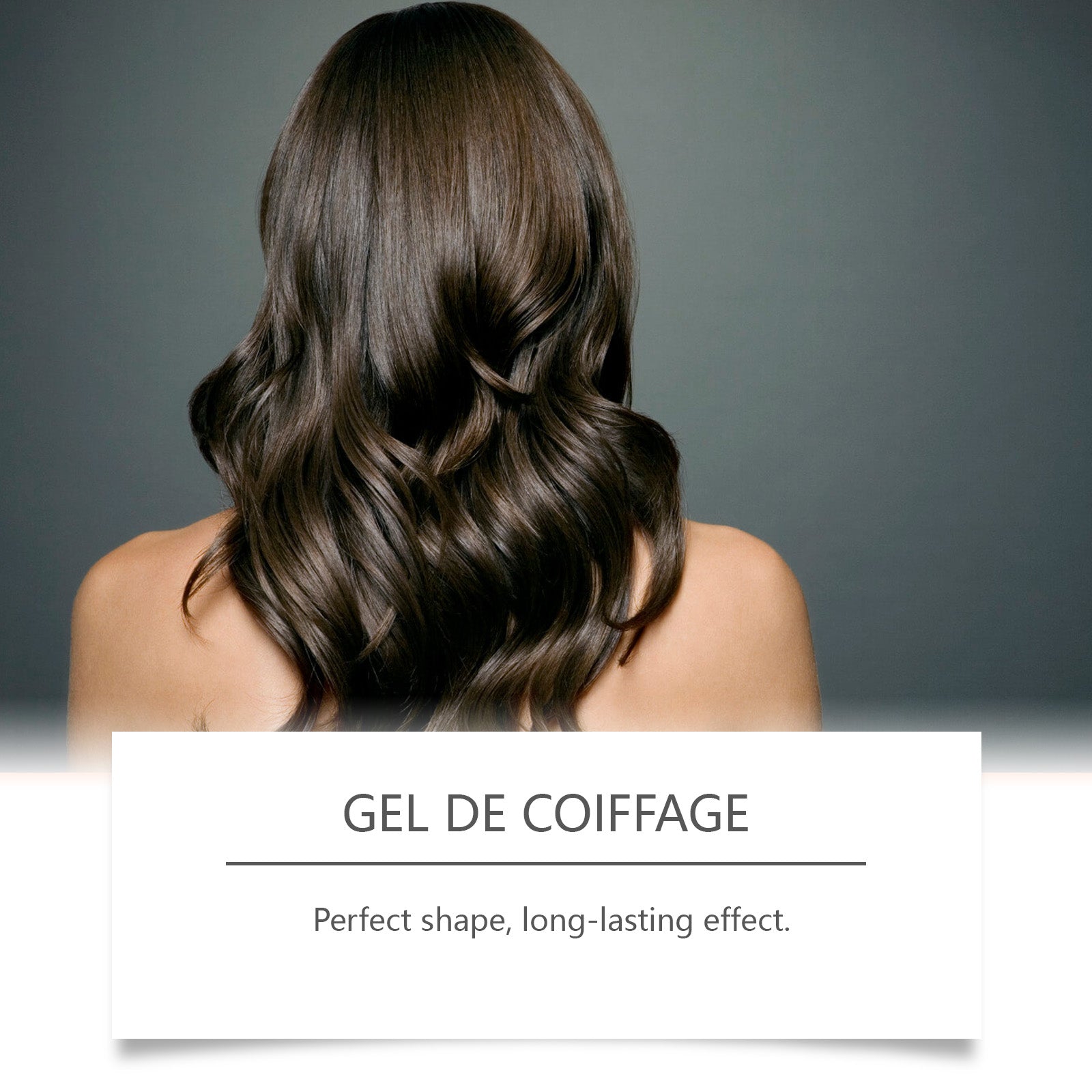 Curly Hair Gel, Long-Lasting Permanent Setting, Frizz Control, Natural Shine ,100g