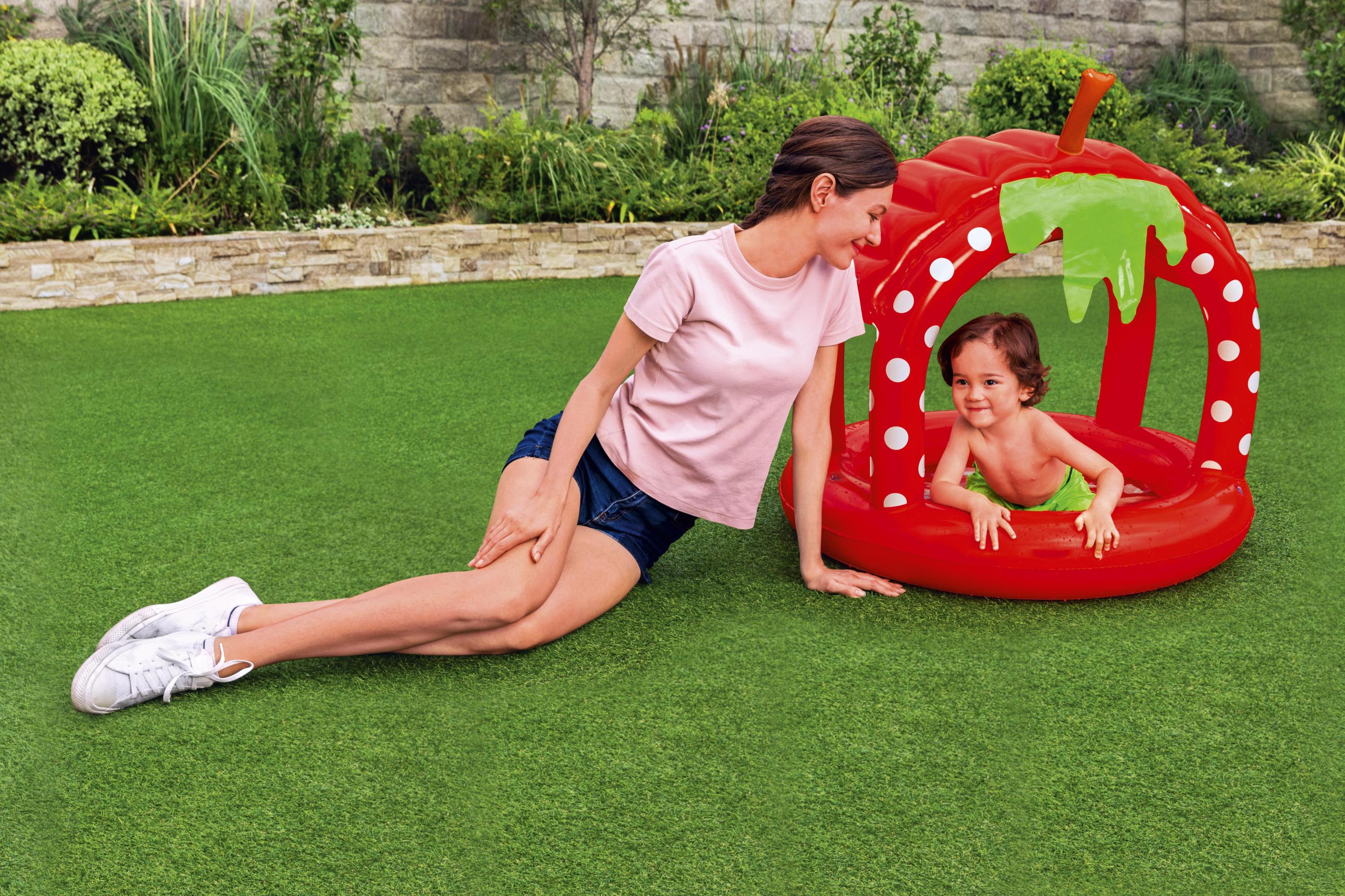 Bestway-Baby Pool Very Berry 91X91X91