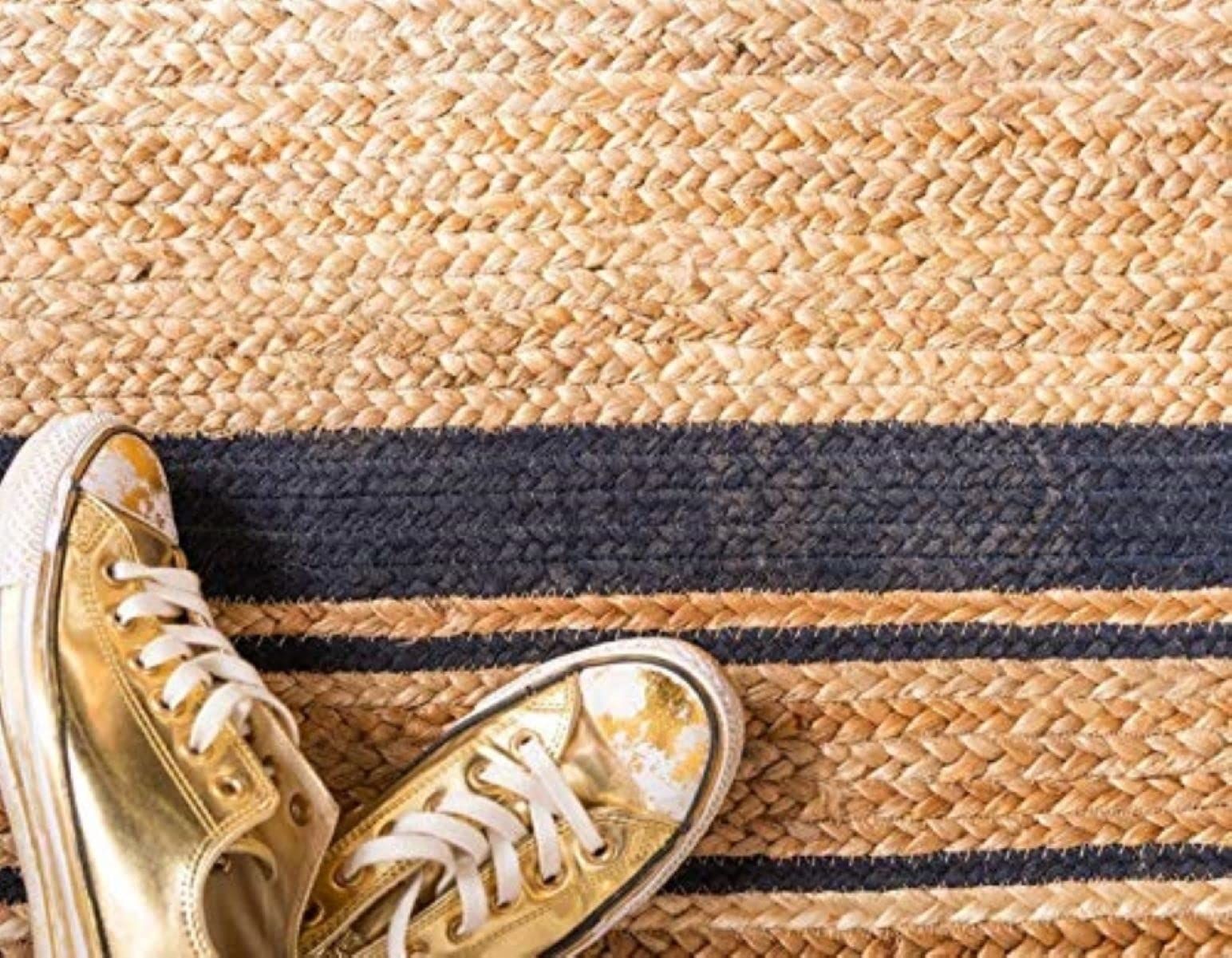 AIESY® Reversible Beautiful Handwoven Jute Runner Rug