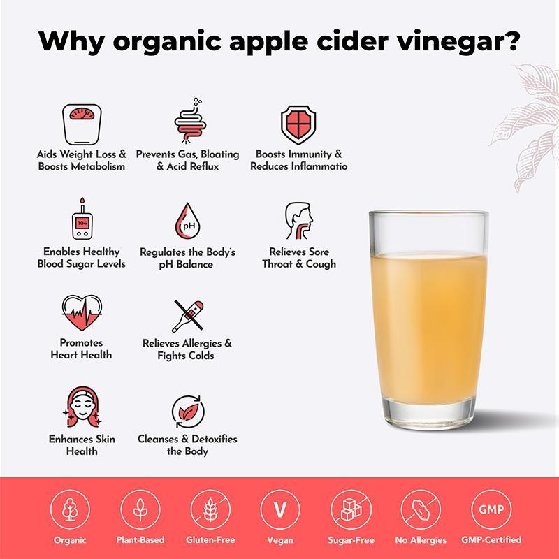 Wellbeing Nutrition Organic Apple Cider Vinegar With Probiotic