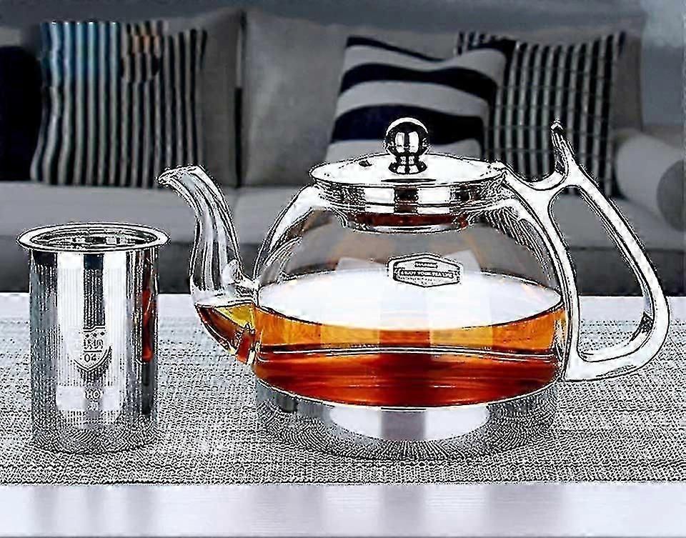 Coffee Tea Sets Induction Cooker Heat Resistant Glass Teapot Multifunctional Filter Pot 1000ml Pot-