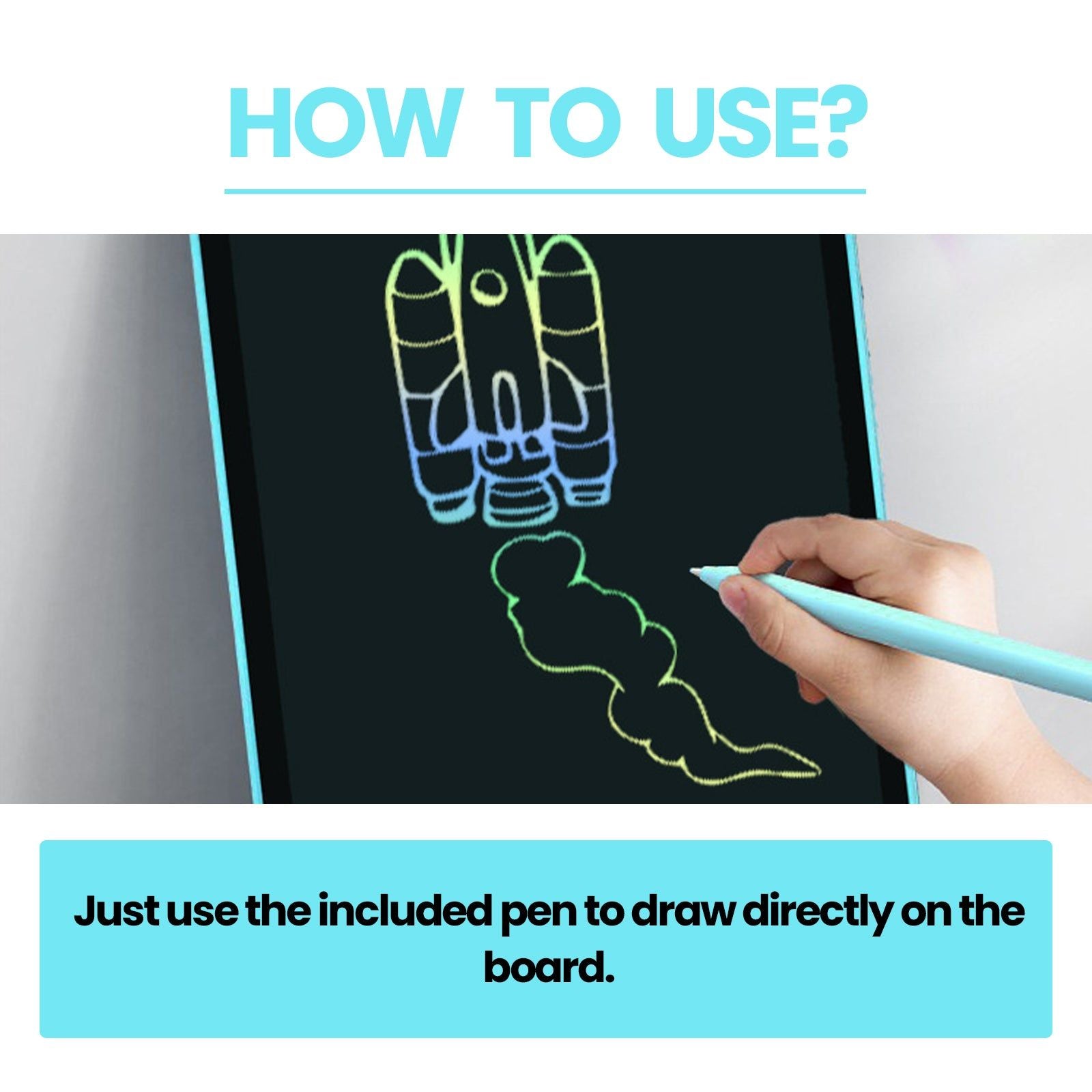 Creative Drawing LCD Writing Pad for Kids, STEM Toy, Art & Learning Gift ,1pcs
