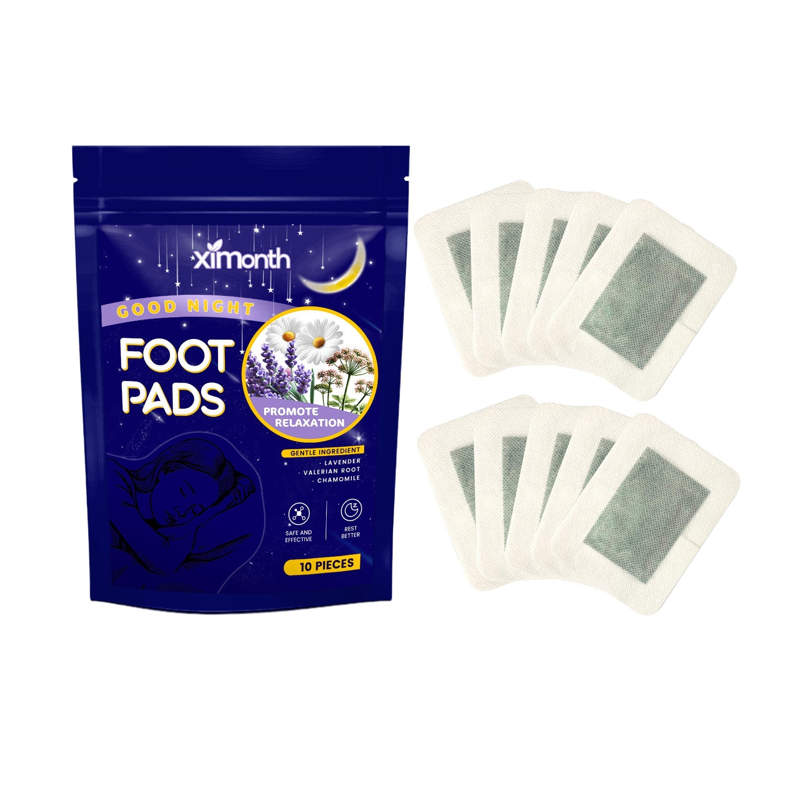 Sleep Care Foot Patch, Natural Body Care for Better Rest, Relaxing Night Sleep ,20pcs