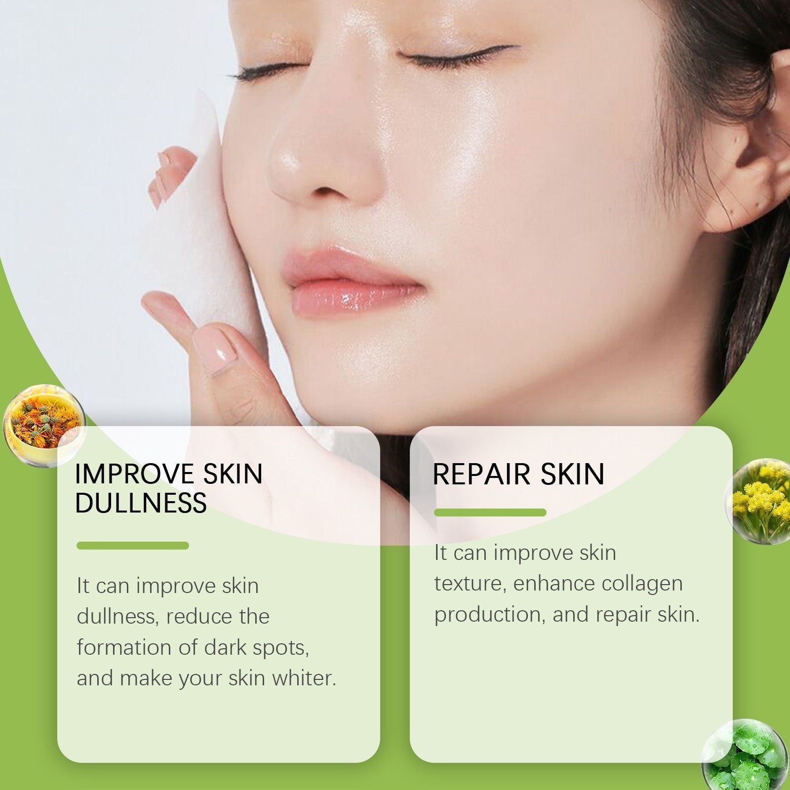 Aloe Vera Facial Care Gel, Hydrating, Brightening, Anti-Aging, Skin Repair ,80g