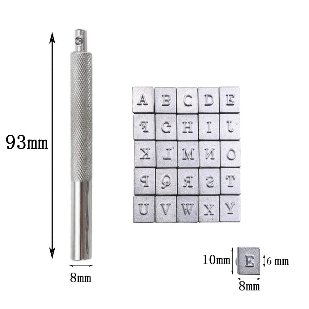 Leather Letter Numbers Stamp Tool Kit Leather Embossing DIY Leather Craft