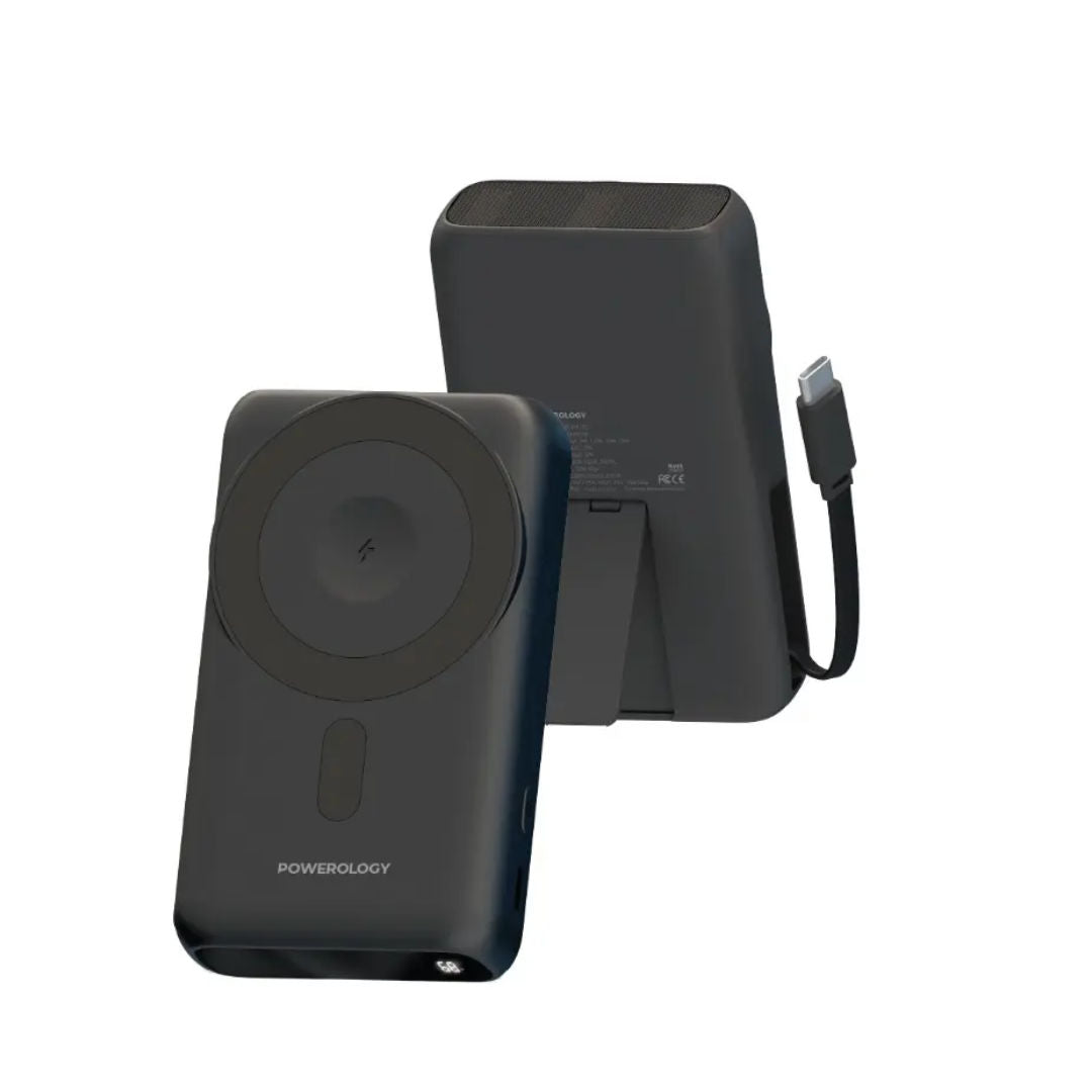 Powerology Richmond 10000mAh Magsafe Power Bank, Black