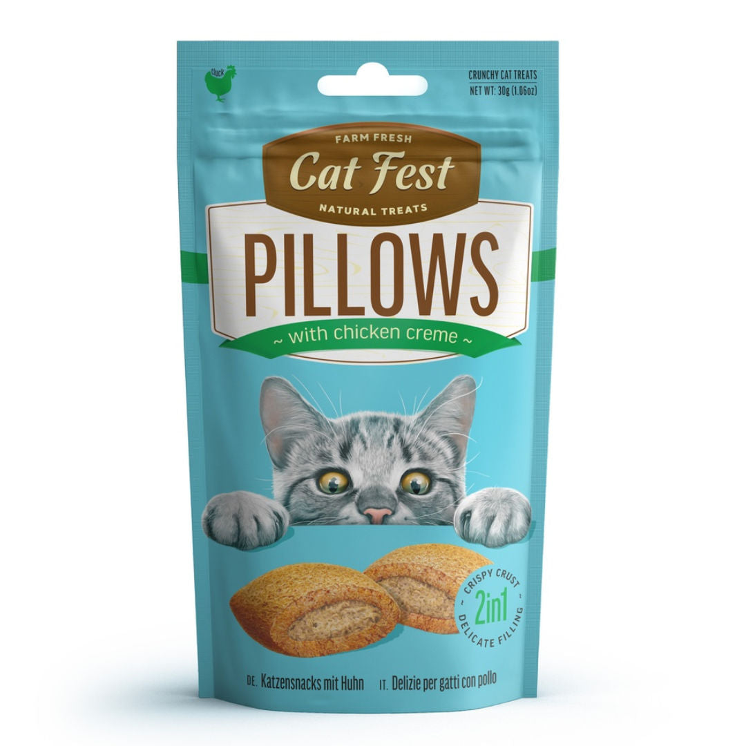 Cat Fest Nature Treats Pillows, 30gm