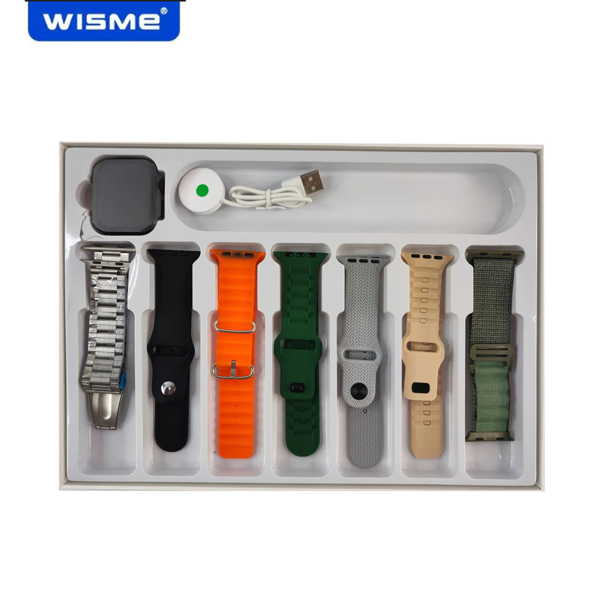 WISME X85 Ultra 3 Smart Watch with 7 Bands