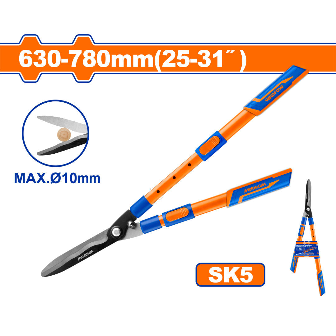 WADFOW Telescopic Hedge Shear, 25-31″, SK5 Blade