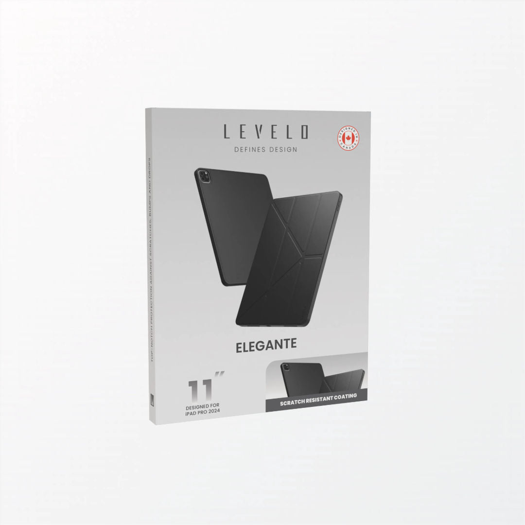 Levelo Elegante Hybrid Leather Magnetic Case for Apple iPad series, Shockproof
