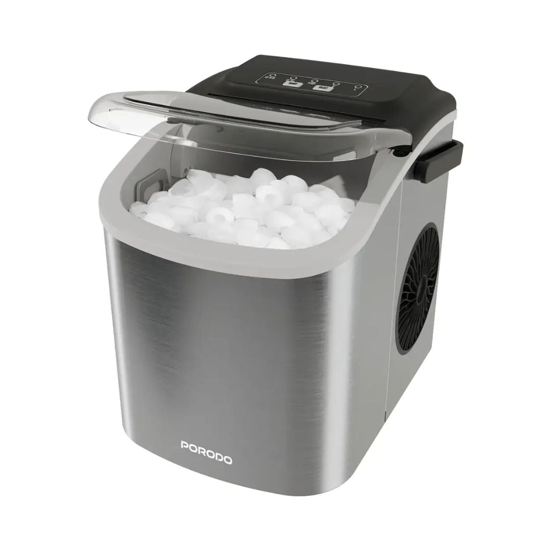 Porodo Lifestyle Instant Bullet Ice Maker, Silver