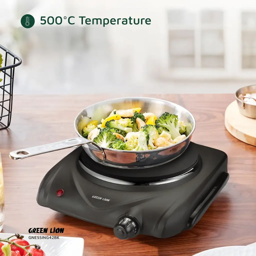 Green Lion Electric Stove, Black